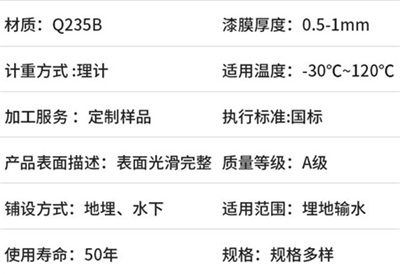 聊城热浸塑钢质保护管价格产品性能特点